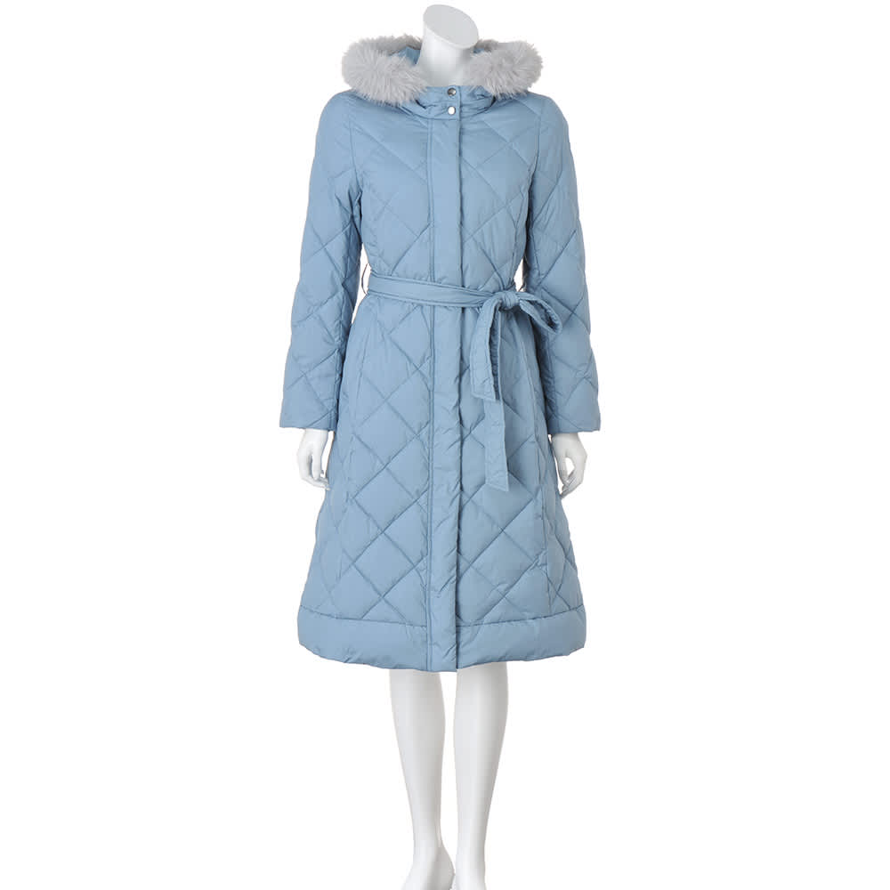 フェイクファー付き ロングダウンコート 通販 - ディノス