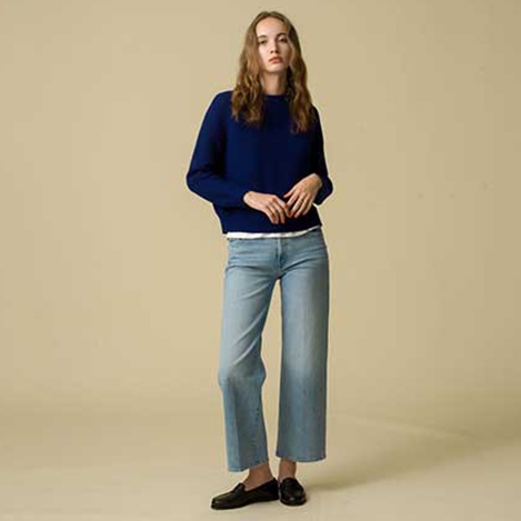 MOTHER/マザー｜「マザー」の美脚ストレートデニム｜エル・ショップ