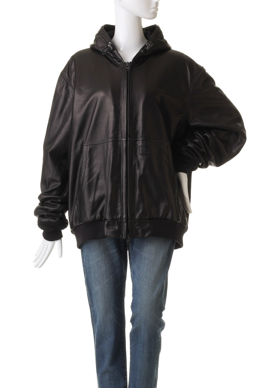 sisii(シシ)｜【受注生産】【UNISEX】レザー パーカージャケット