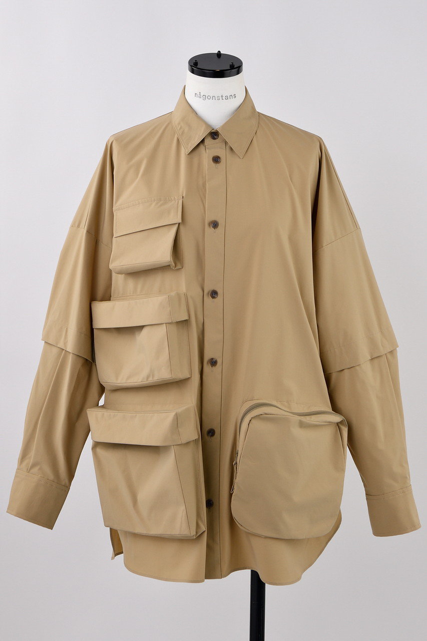 nagonstans(ナゴンスタンス)｜SOLOTEX 2Way Technical SH/シャツ/Sand