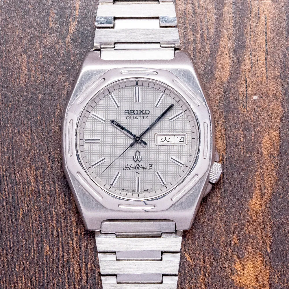 Seiko SilverWave Z Royal Oak 7123-8060 Stainless steel Silver 1988