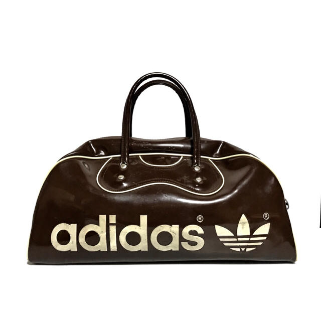 adidas - アディダス エナメル ボストンバッグ ヴィンテージ