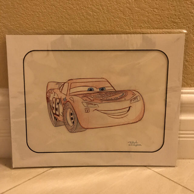 Disney - Art Of Disney 世界 カーズ ラフスケッチ ライトニング