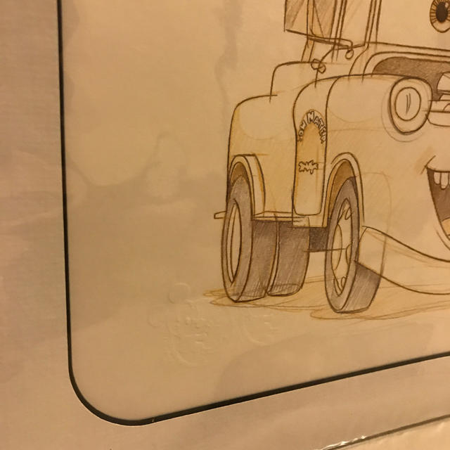 Disney - カーズ Art Of Disney 世界に一枚 ラフスケッチ メーターの
