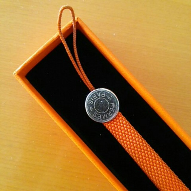 HERMES - エルメス セリエ 携帯 ストラップ チャーム シルバー
