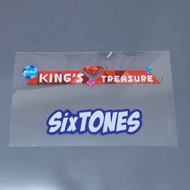 SixTONES キンブレ シート 公式の通販 by でじはな's shop｜ラクマ