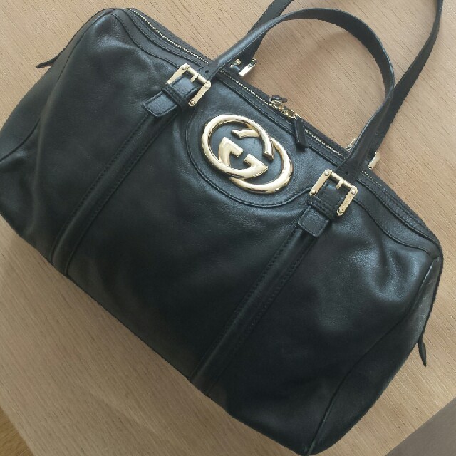 K3962M Gucciボストンバッグ 美品 グッチ GGスプリーム 2way ボストン