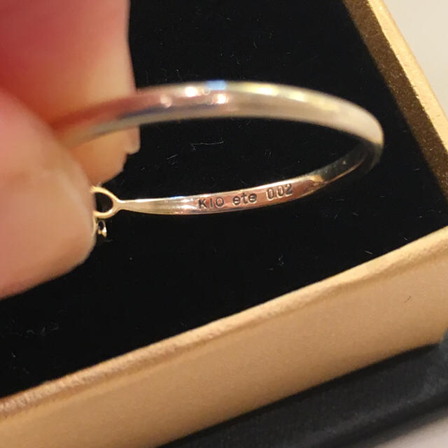 ete - エテ オパールダイヤリング🌟 13号 K10 YG 箱なしの通販 by mon