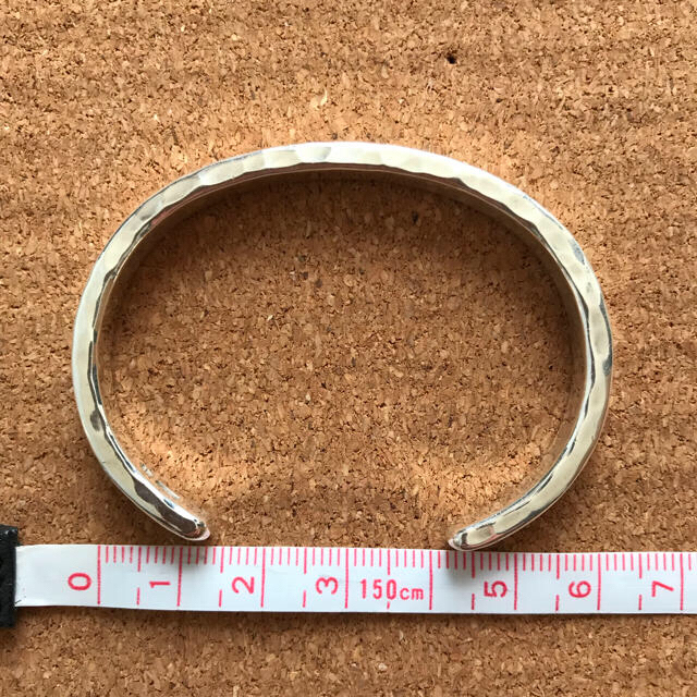 市松 シルバーバングルの通販 by つぶの店｜ラクマ