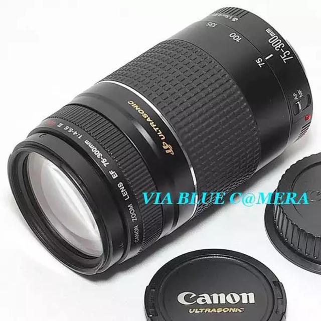 Canon純正 75-300mm 望遠レンズ 美品 a5123 Canon純正 75-300mm 望遠