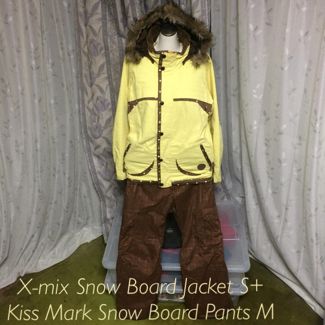 kissmark - スノーボードウェア レディース S/M 上下セットの通販 by