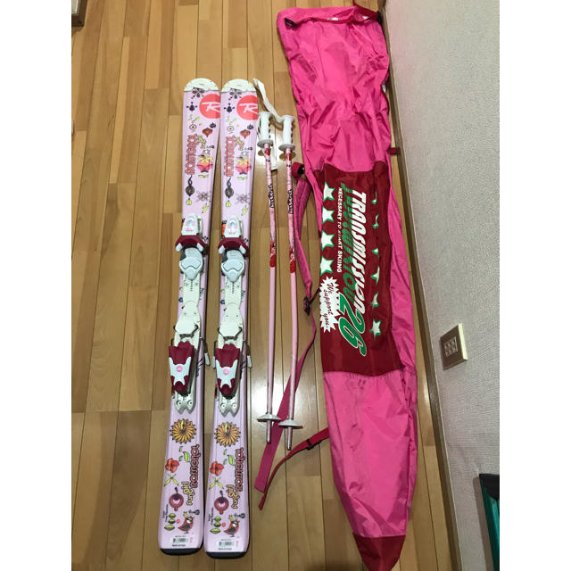 ☆子供用☆ スキー3点セット (スキー板、ストック、スキーケース)