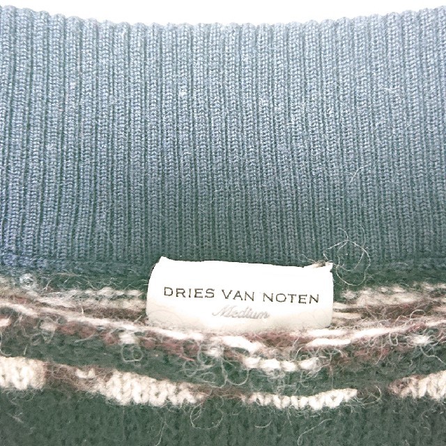 DRIES VAN NOTEN - dries van noten 17aw ニット セーター 切り替え