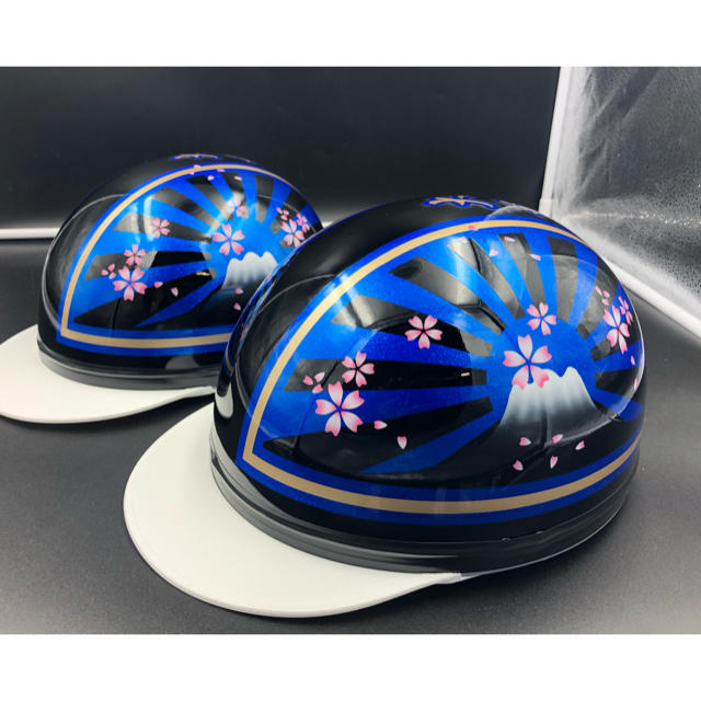 コルク半 カスタム 富士日章 黒青 ラメ 桜 セット 送料無料の通販 by