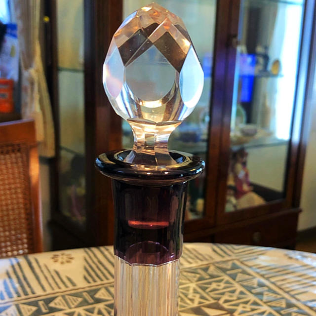 アンティーク 切子デキャンタ 明治末期から昭和初期 アンティーク