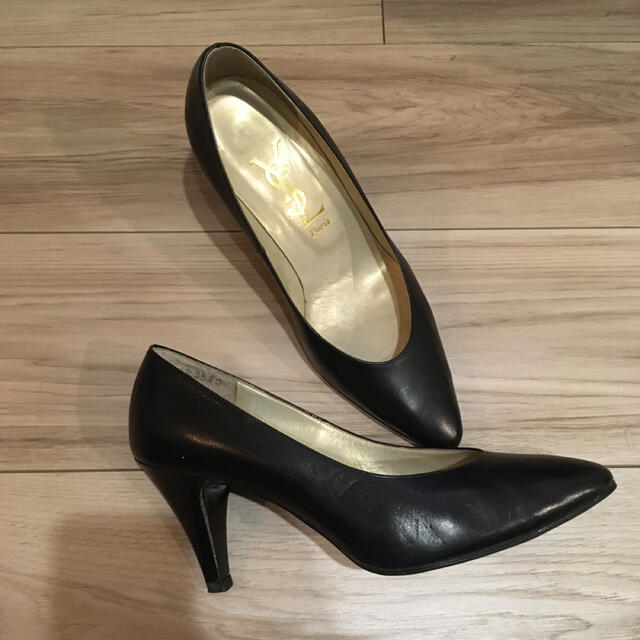 SAINT LAURENT - 【30年以上前のサンローラン】パンプス ハイヒール 黒