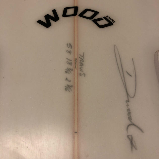 美品中古☆ トラビスロギー本人ボード 5.8 プロボード サーフボードの