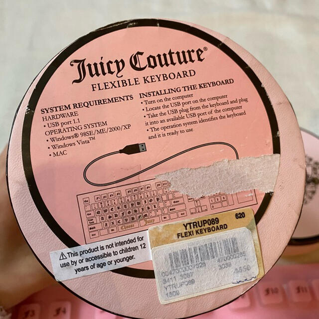 Juicy Couture - 新品未使用！JuicyCouture フレキシブルキーボード