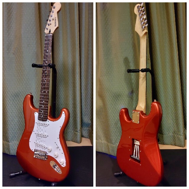 BUSKER'S ストラトタイプ エレキギター バスカーズの通販 by 豆三郎s