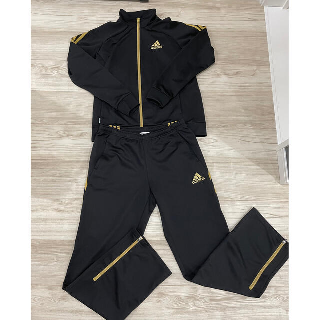 adidas - adidas ジャージ 上下 ゴールドライン！の通販 by ともぎん