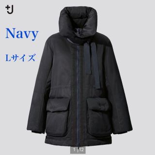 JIL SANDER - UNIQLO ＋J ハイブリッドダウンコート ネイビー Lの通販