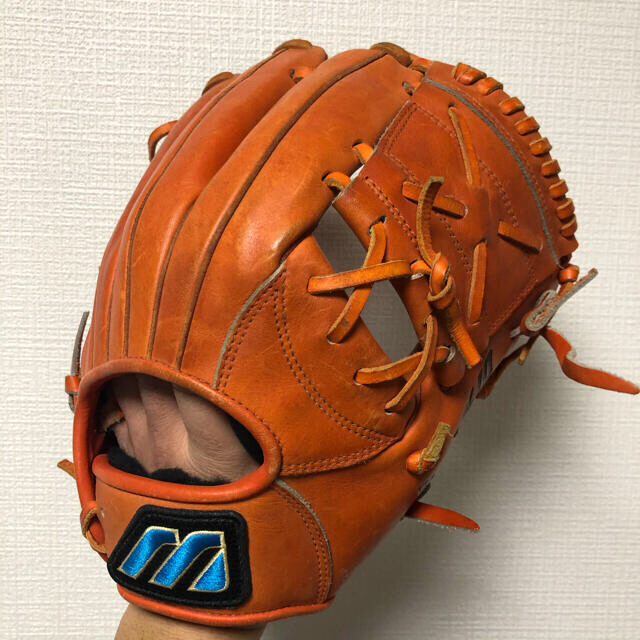 MIZUNO - ミズノ ビューリーグ 硬式グラブ 内野手用 青ラベル グローブ