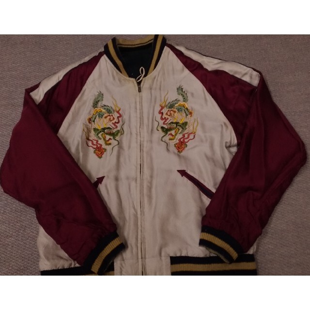 Talor Toyo - TAILOR東洋 アセテート製 リバーシブルスカジャン 鷹 龍