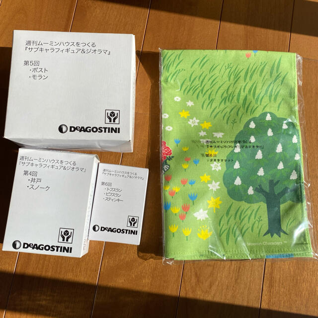 ムーミンハウスをつくる【全100号】キット 付録、ディスプレイケース