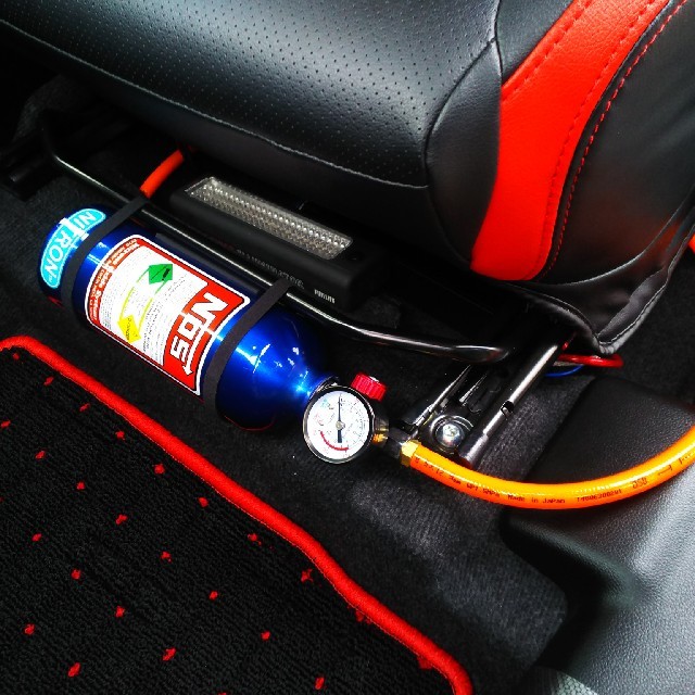 NOSニトロタンクダミー1000(シルバー)ワイルドスピード86スイフトGTRの