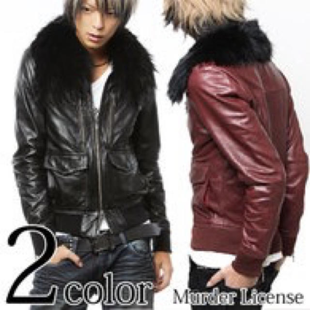 FUGA - マーダーライセンス レザー ジャケットファーの通販 by リュウ