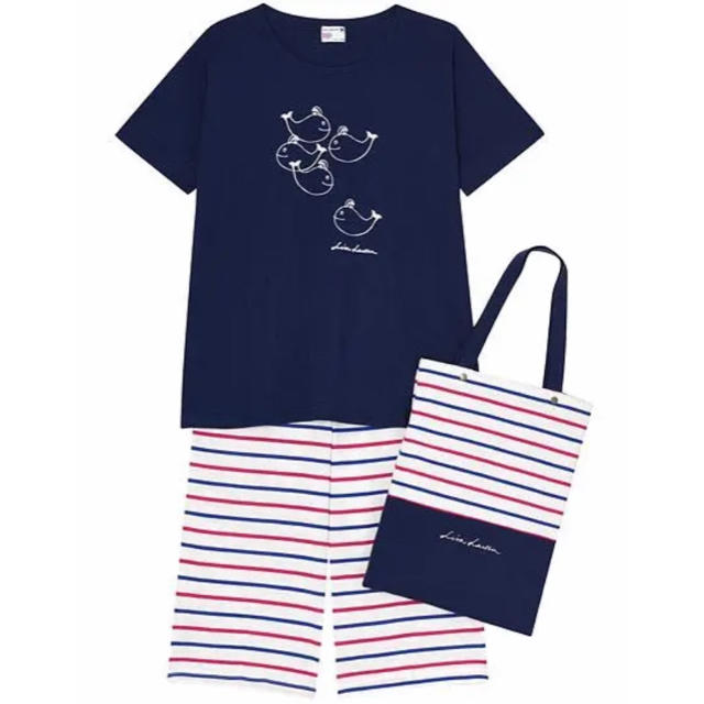 新品タグ付き マタノアツコ パジャマ ルームウェア ボーダー 3L 新品