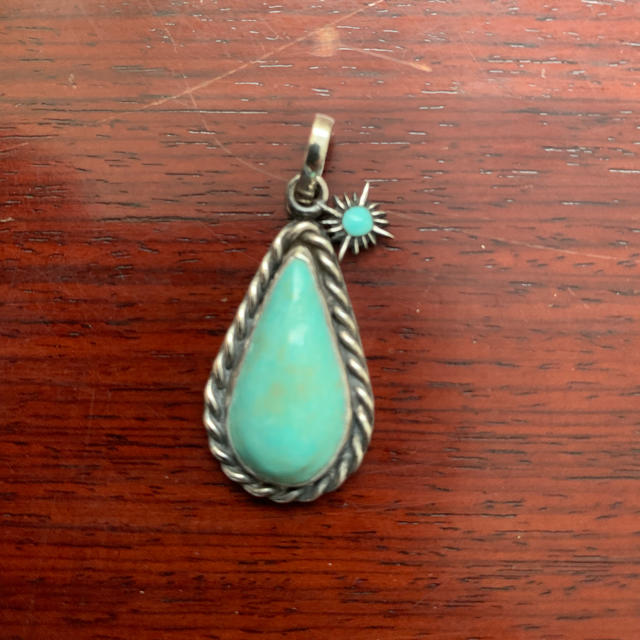 ち*り様 アリゾナフリーダム ペンダントトップ シルバー／ターコイズ