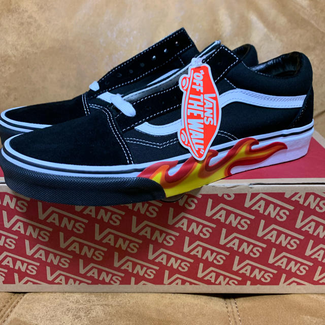 VANS - vans オールドスクール ファイヤーパターンの通販 by ニャイキ