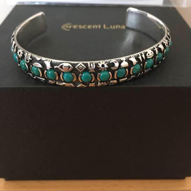 クレセントルナ バングル クレセントルナ バングル ターコイズ 山下