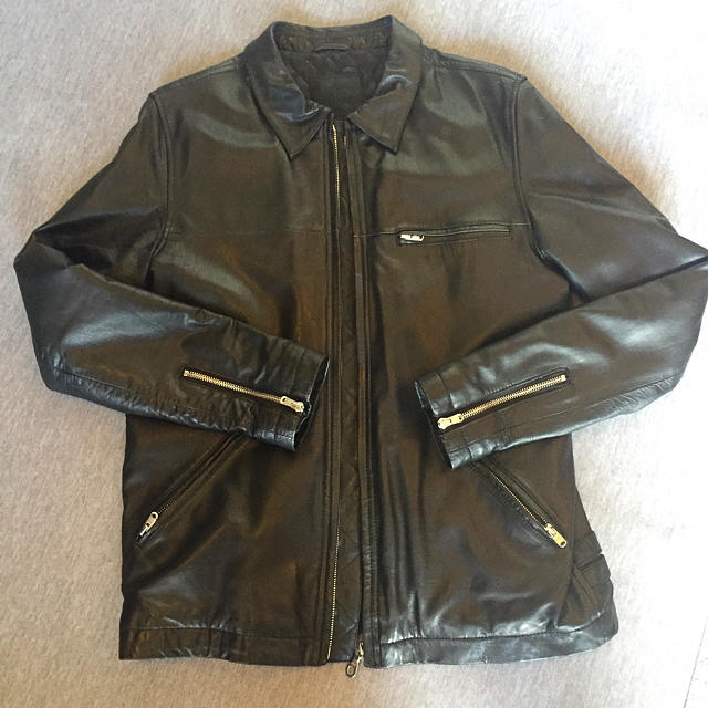 STUSSY - stussy レザージャケットの通販 by aishop｜ステューシーなら