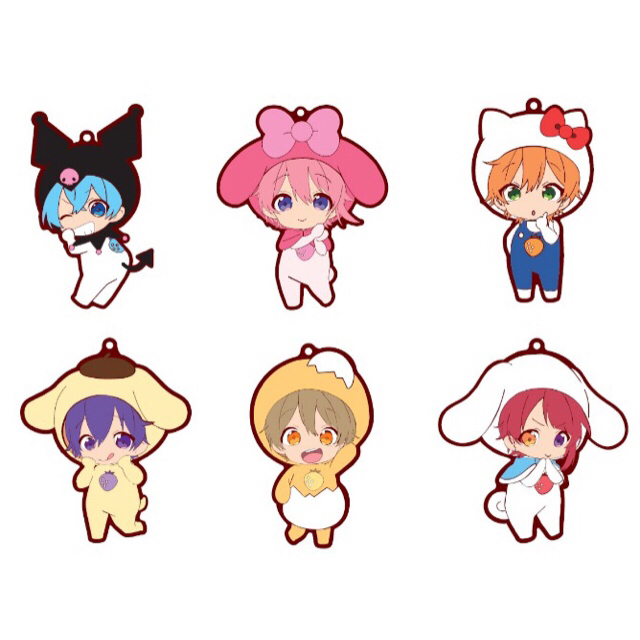 新品☆すとぷり☆ななもり。☆サンリオ☆ラバーキーホルダーの通販 by