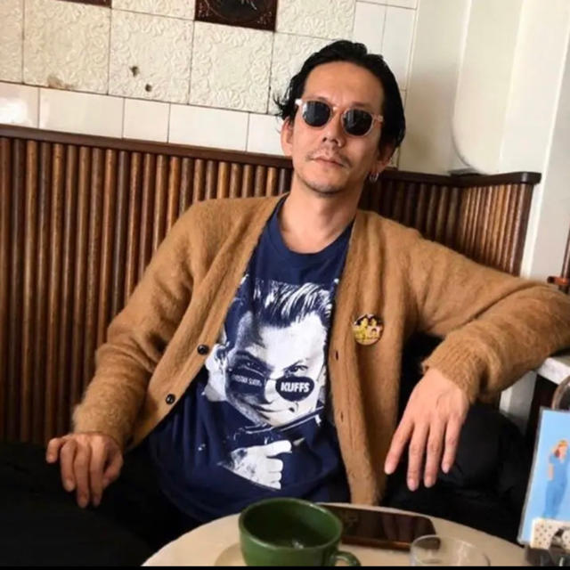 WACKO MARIA - ワコマリア モヘアカーディガン TYPE1 無地 パープル L