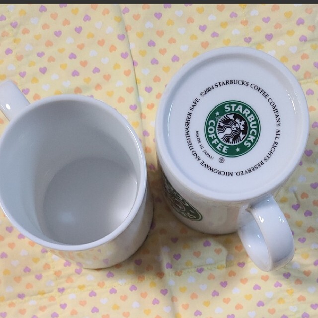 Starbucks Coffee - スターバックス マグカップ 旧ロゴ 2004 新品2個