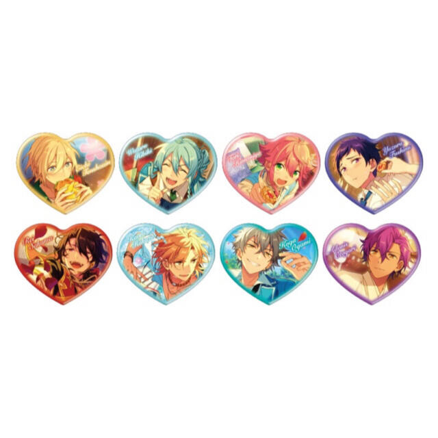あんさんぶるスターズ！姬宫桃李ハート型缶バッジ 105点 セット