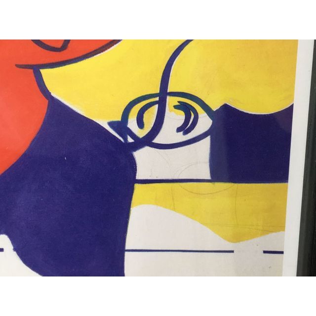 木製フレーム付】ロイリキテンスタイン Look Mickey!ポスターの通販 by