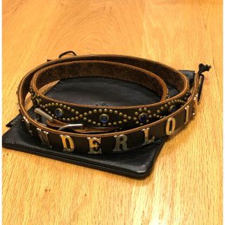 TENDERLOIN - テンダーロイン×HTC ナローベルト ブラック ブルー Sの