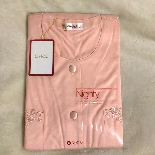 シャルレ - シャルレ ナイティ パジャマ コーラル L タグ付 未使用の