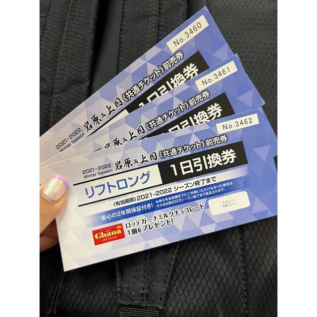 上越国際&岩原スキー場 完全コラボ ナイター付きロングリフト1日券 2