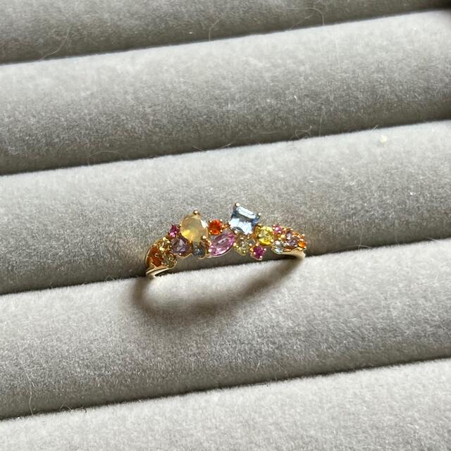 BIZOUX - 【お値下げ中】bizoux ビズー マルチカラージュエルK18リング