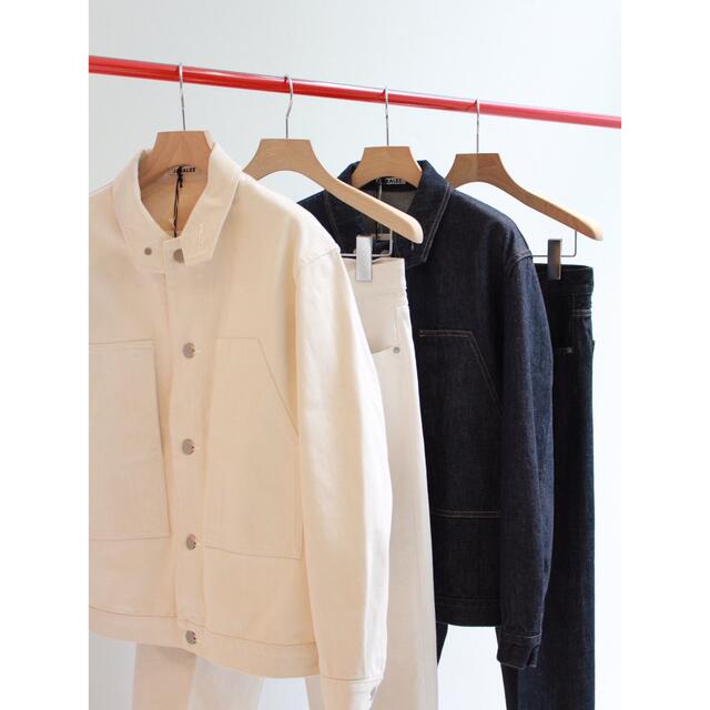 AURALEE - AURALEE WASHED HARD TWIST DENIM BLOUSONの通販 by shop