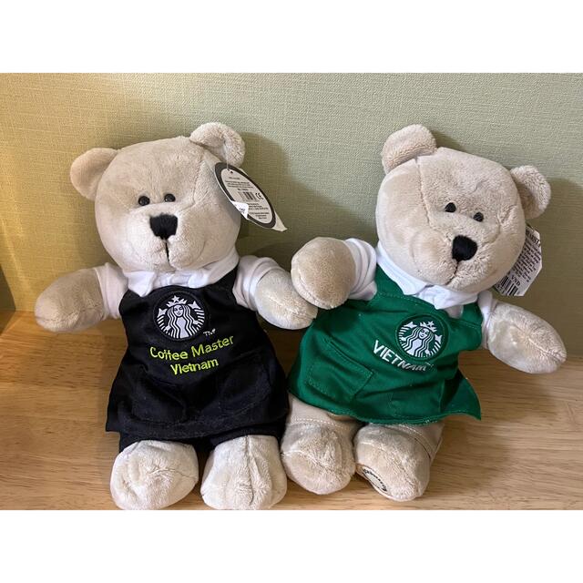 新品タグ付きstarbucksベアリスタ午ぬいぐるみ ベトナム購入 Starbucks
