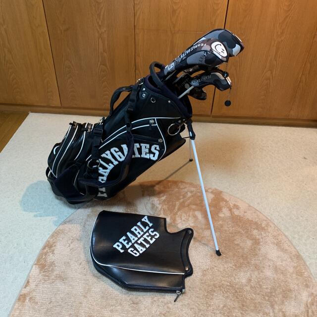 パーリーゲイツ レディース キャディーバッグとヘッドカバー2個