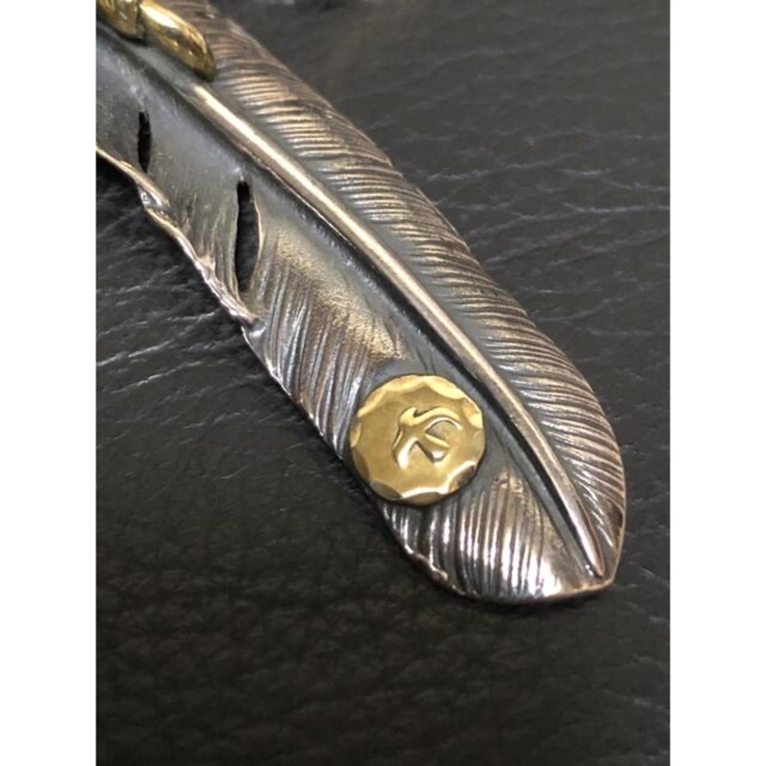 goro's - goro's金爪先金特大フェザー、金爪金メタル付特大フェザー