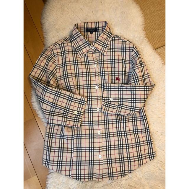 BURBERRY - 美品本物バーバリーBurberry上質コットンチェック柄七分袖