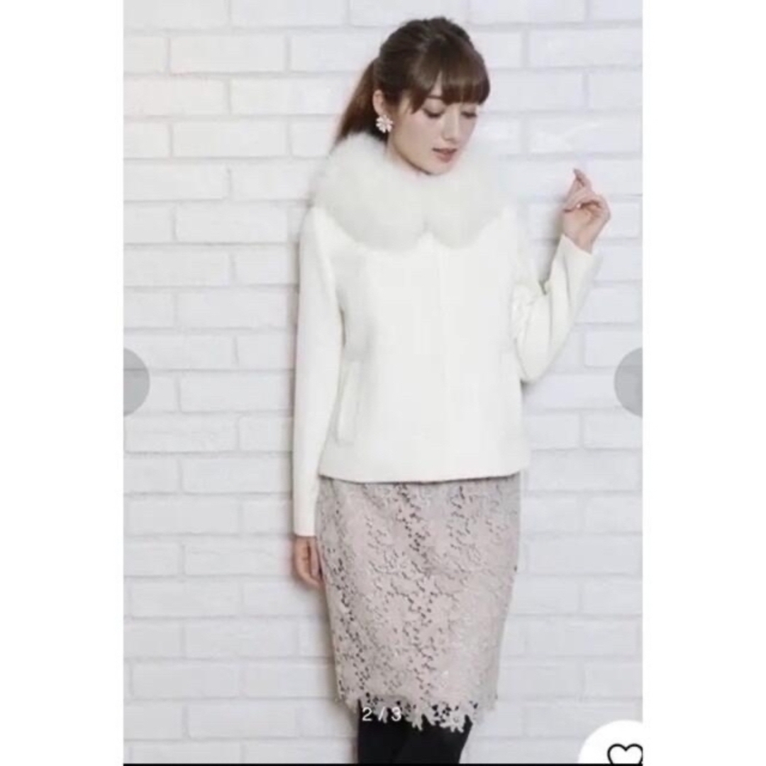 Apuweiser-riche - 美品アプワイザーリッシェ3wayファーショートコート